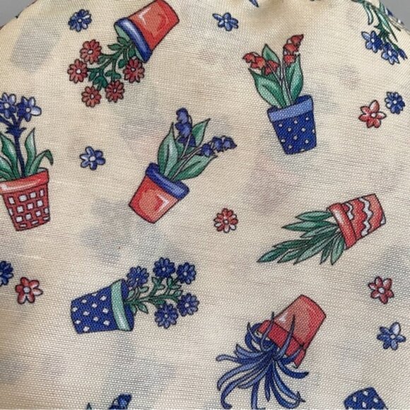 Handmade Boho Potted Plants Hair Bonnet - One Size 🪴 - Picture 4 of 6